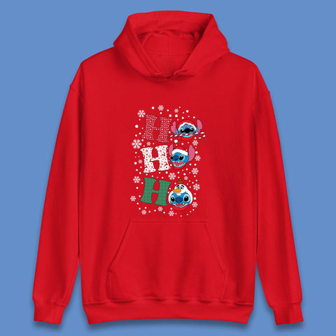 Ho Ho Ho Stitch Christmas Unisex Hoodie