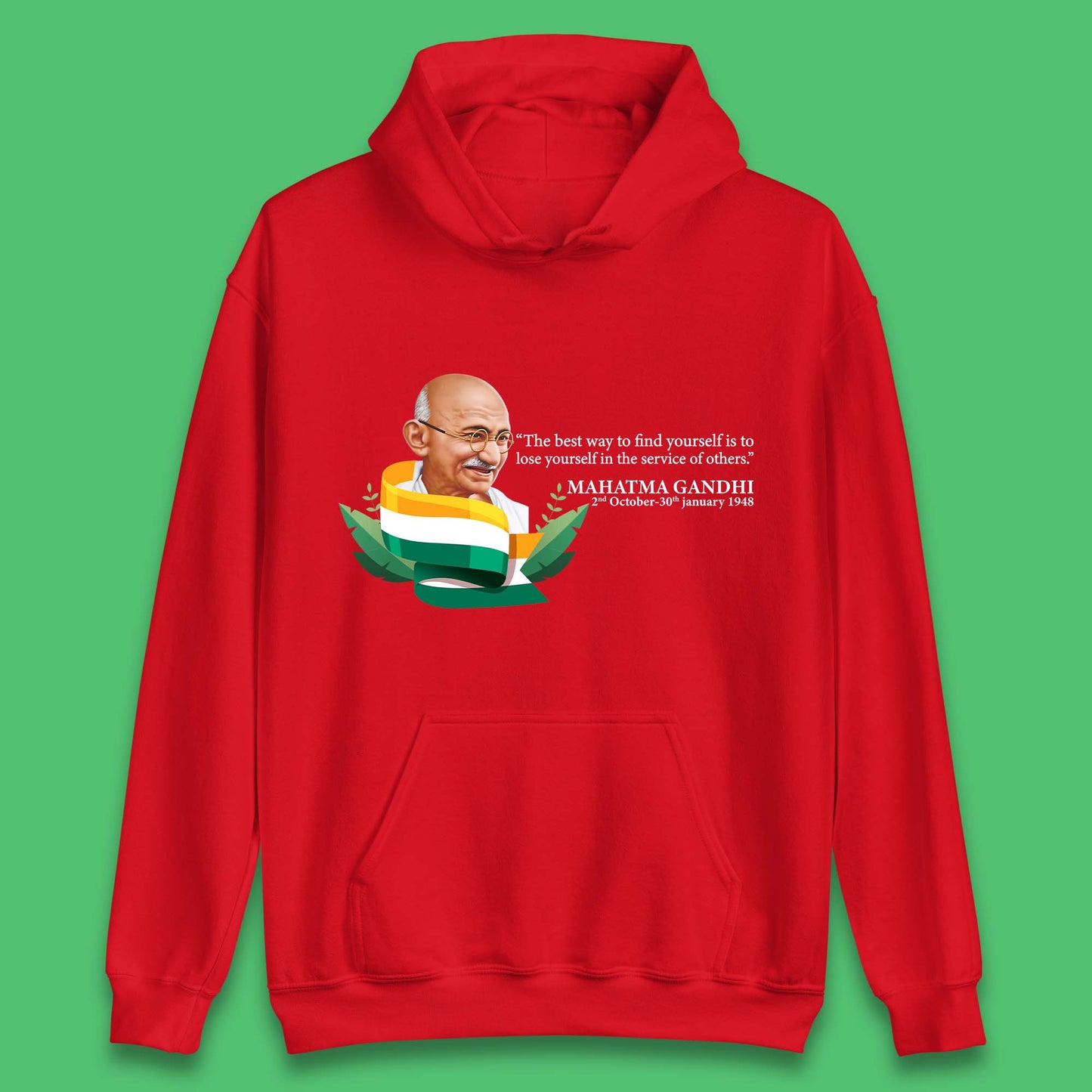 Mahatma Gandhi Quotes Unisex Hoodie