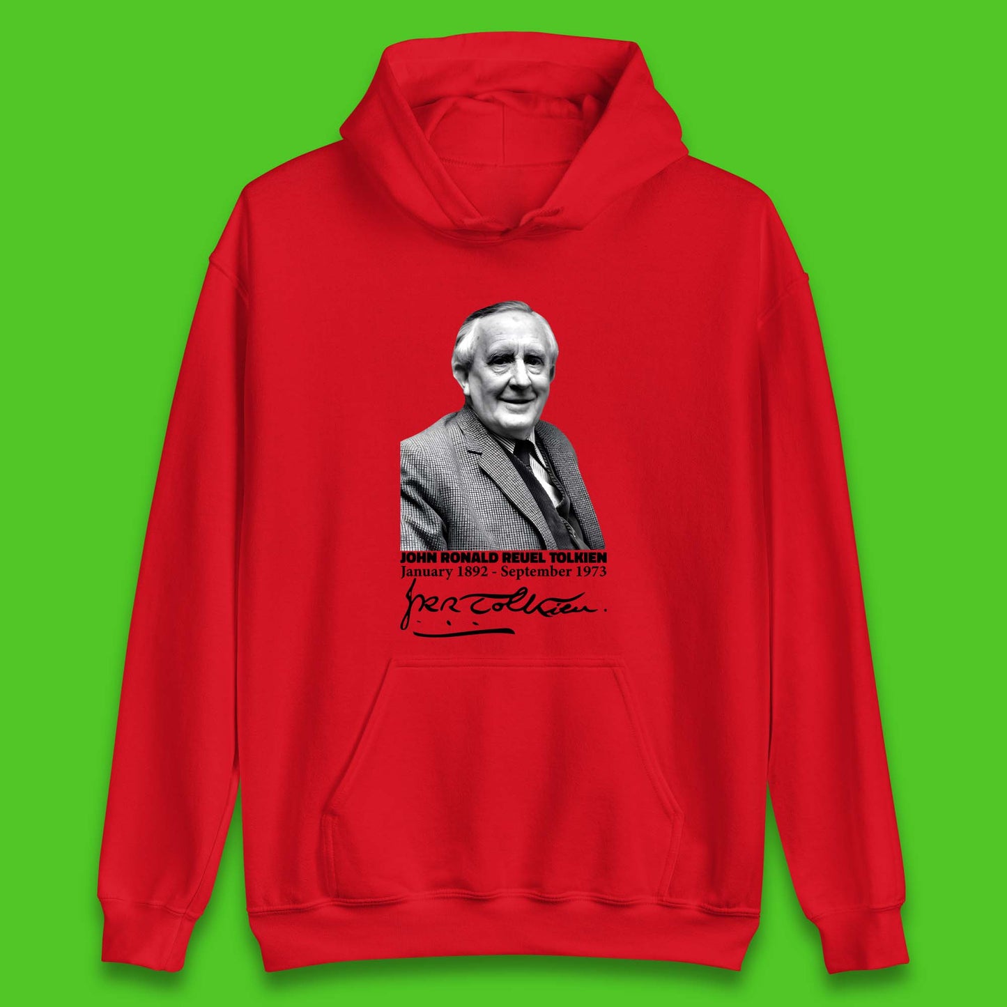 John Ronald Reuel Tolkien Signature Unisex Hoodie