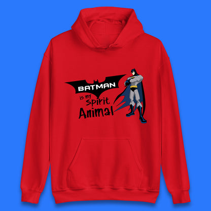 Batman Is My Spirit Animal DC Comics Batman Basic Logo Superhero Dc Movie Character  Unisex Hoodie