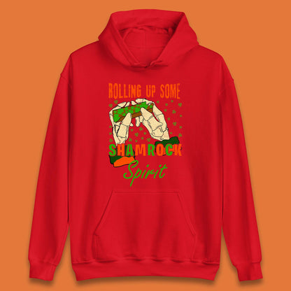 Rolling Up Some Shamrock Spirit Unisex Hoodie