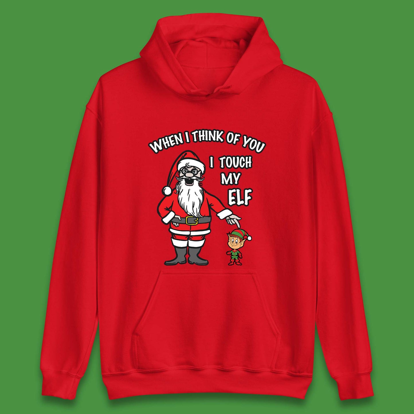 Cheeky Rude Funny Christmas Unisex Hoodie