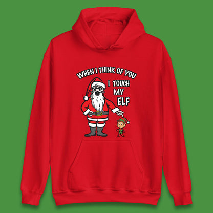 Cheeky Rude Funny Christmas Unisex Hoodie