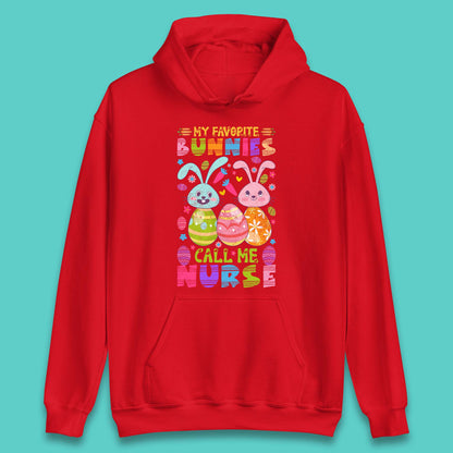 My Favorite Bunnies Call Me Nurse Unisex Hoodie