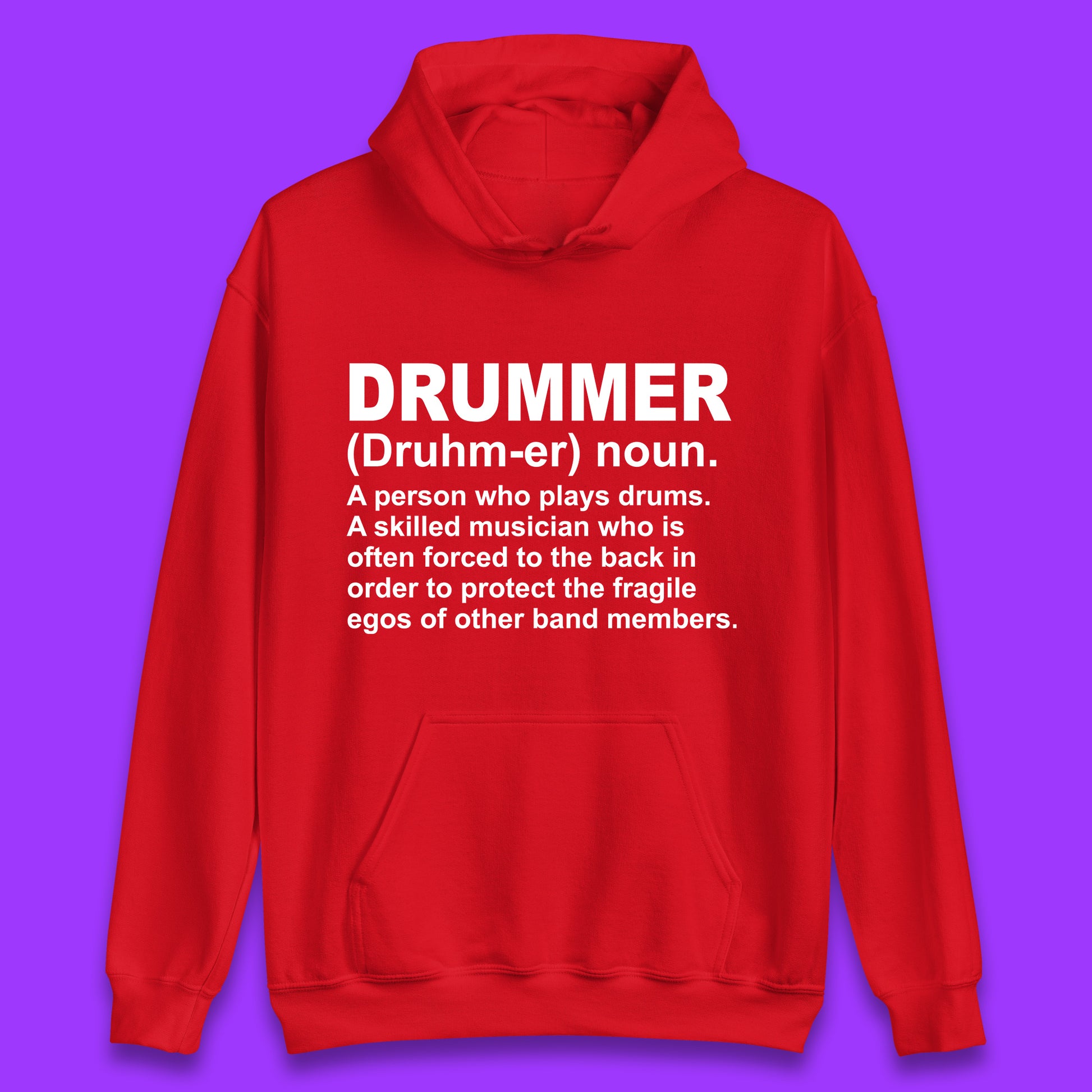 Red Drummer Hoodie