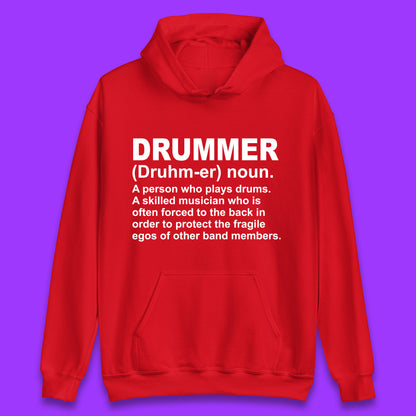Red Drummer Hoodie