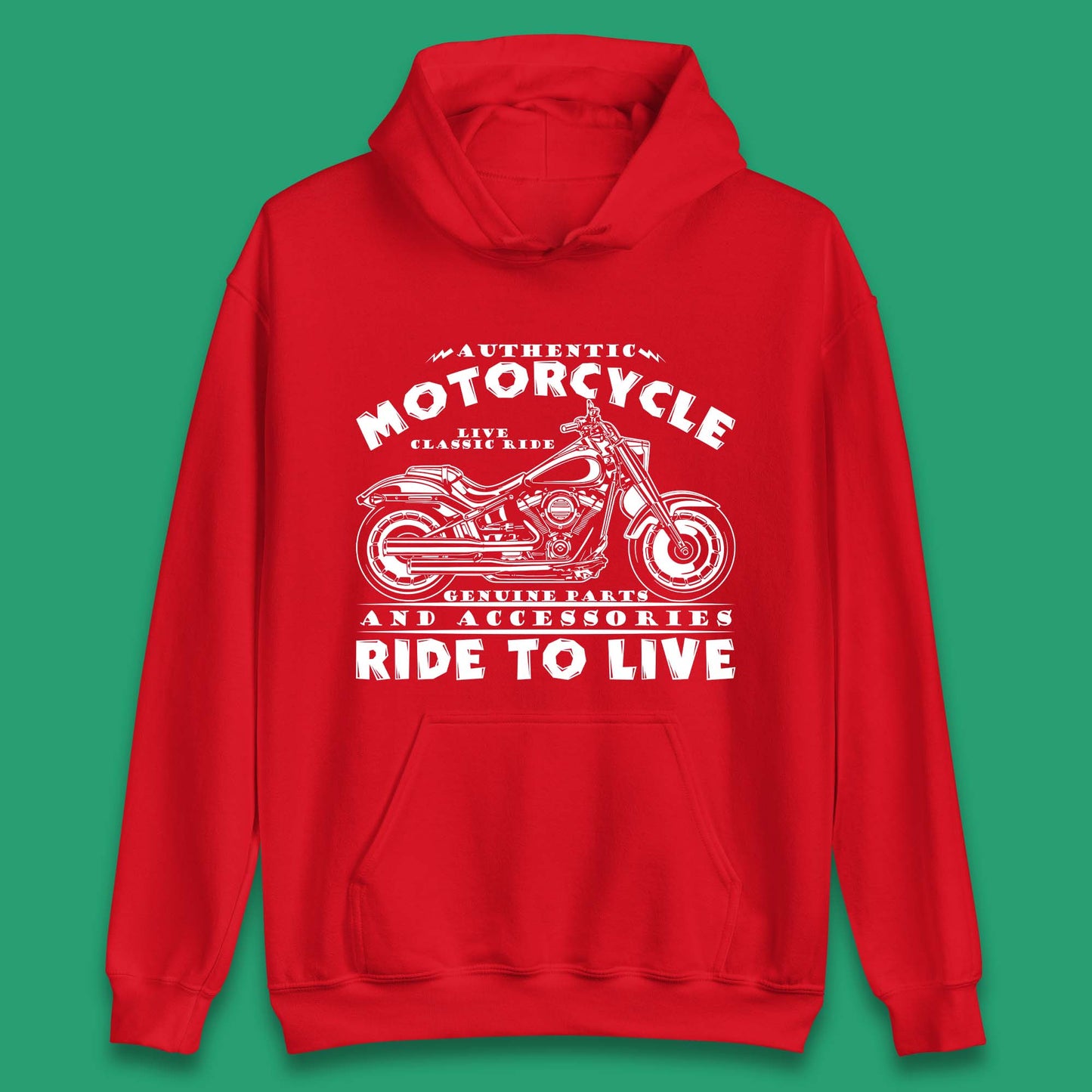 Motorcycle Ride To Live Unisex Hoodie