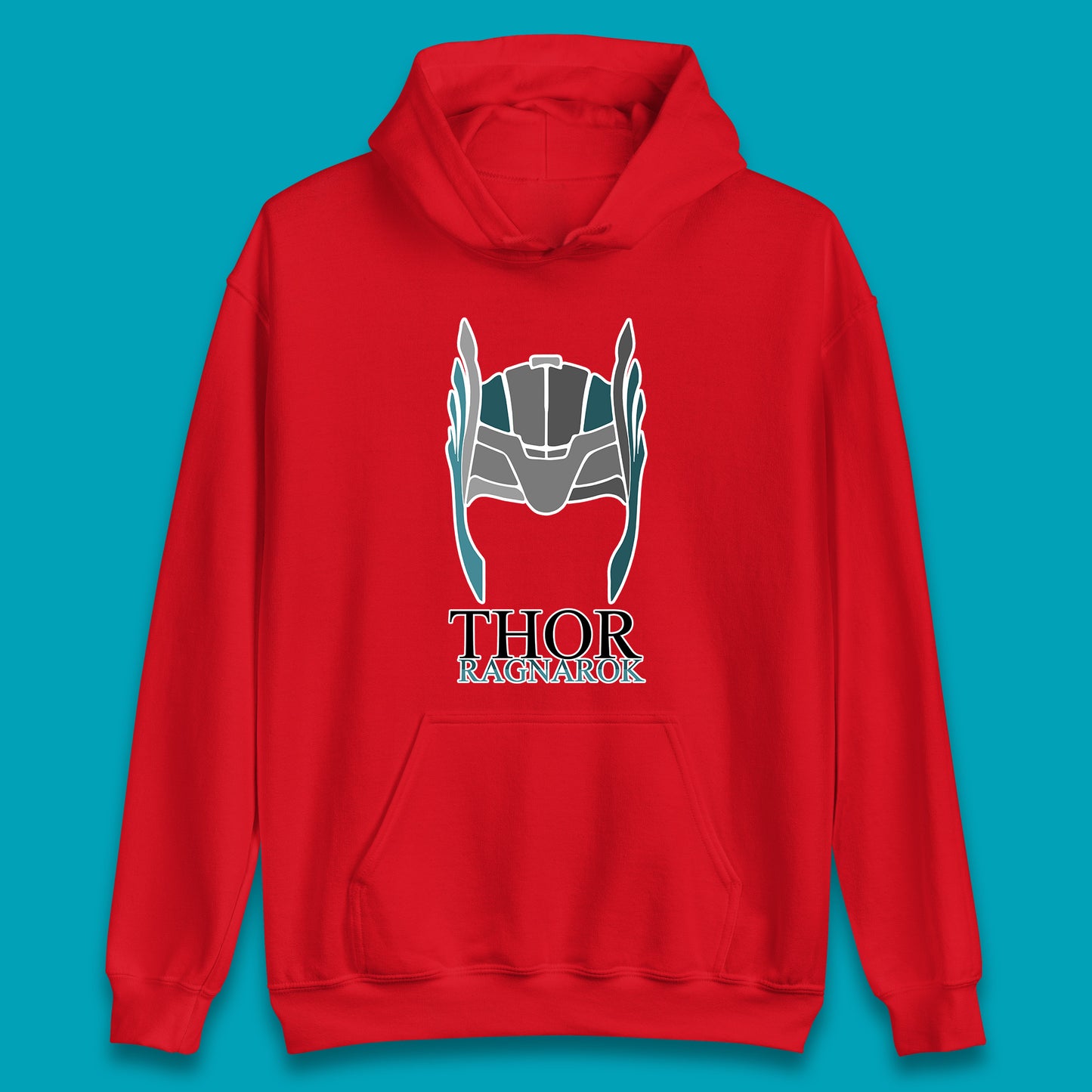 Thor Ragnarok Marvel Avenger Thor Helmet Superhero Movie Character Thor Helmet Ragnarok Unisex Hoodie