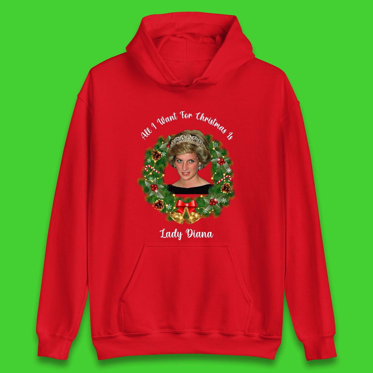 Lady Diana Christmas Unisex Hoodie
