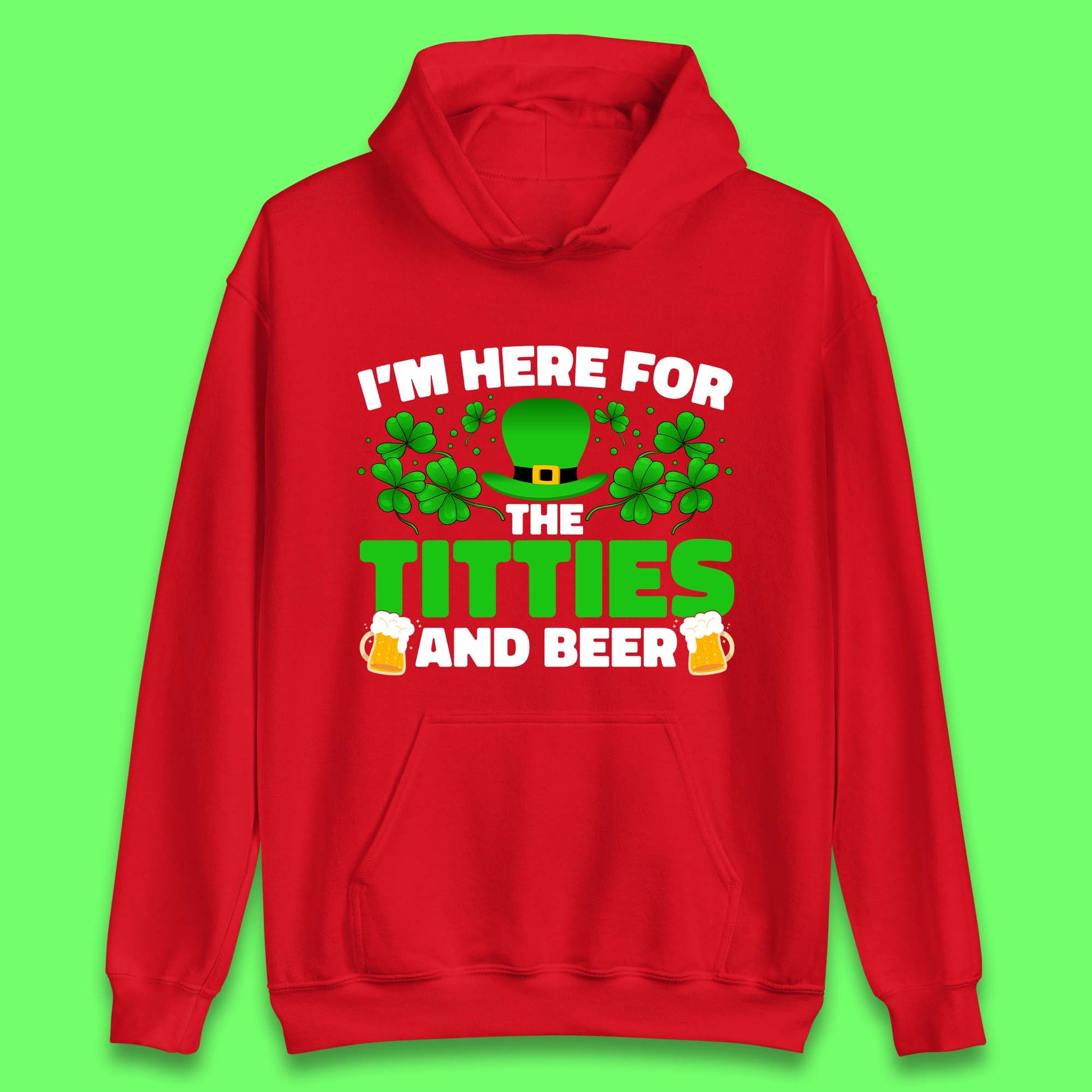 Rude St Patricks Day Hoodies UK