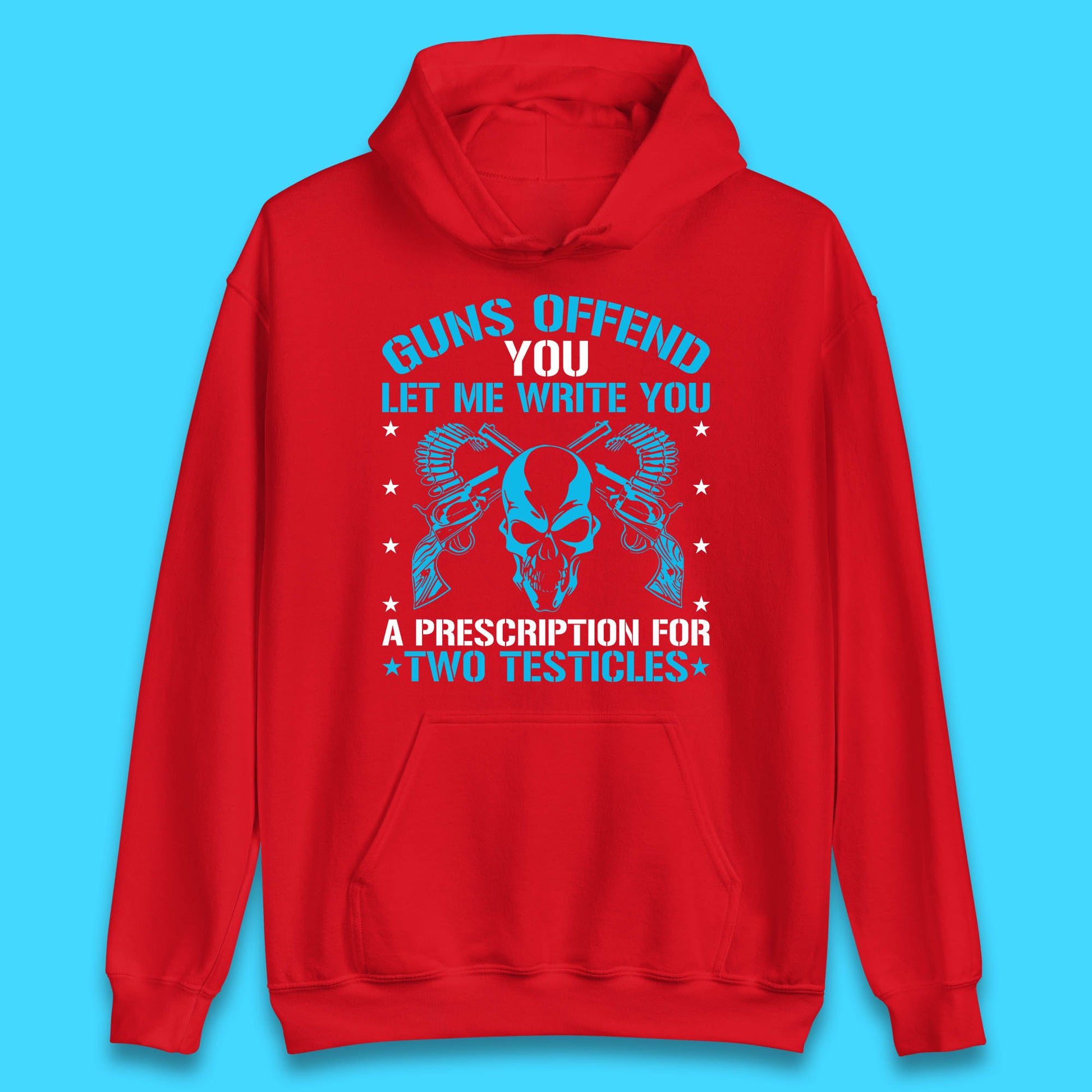 2nd Amendment Guns Offend You Let Me Write You Unisex Hoodie