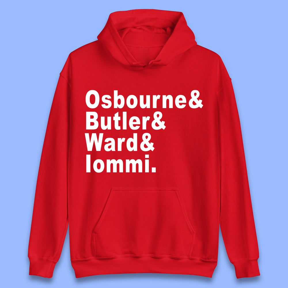 Osbourne & Butler & Ward & Iommi Unisex Hoodie