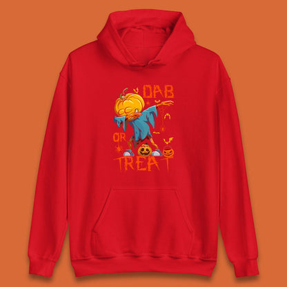Dab Or Treat Scarecrow Dabs Halloween Dabbing Dance Horror Scary Unisex Hoodie