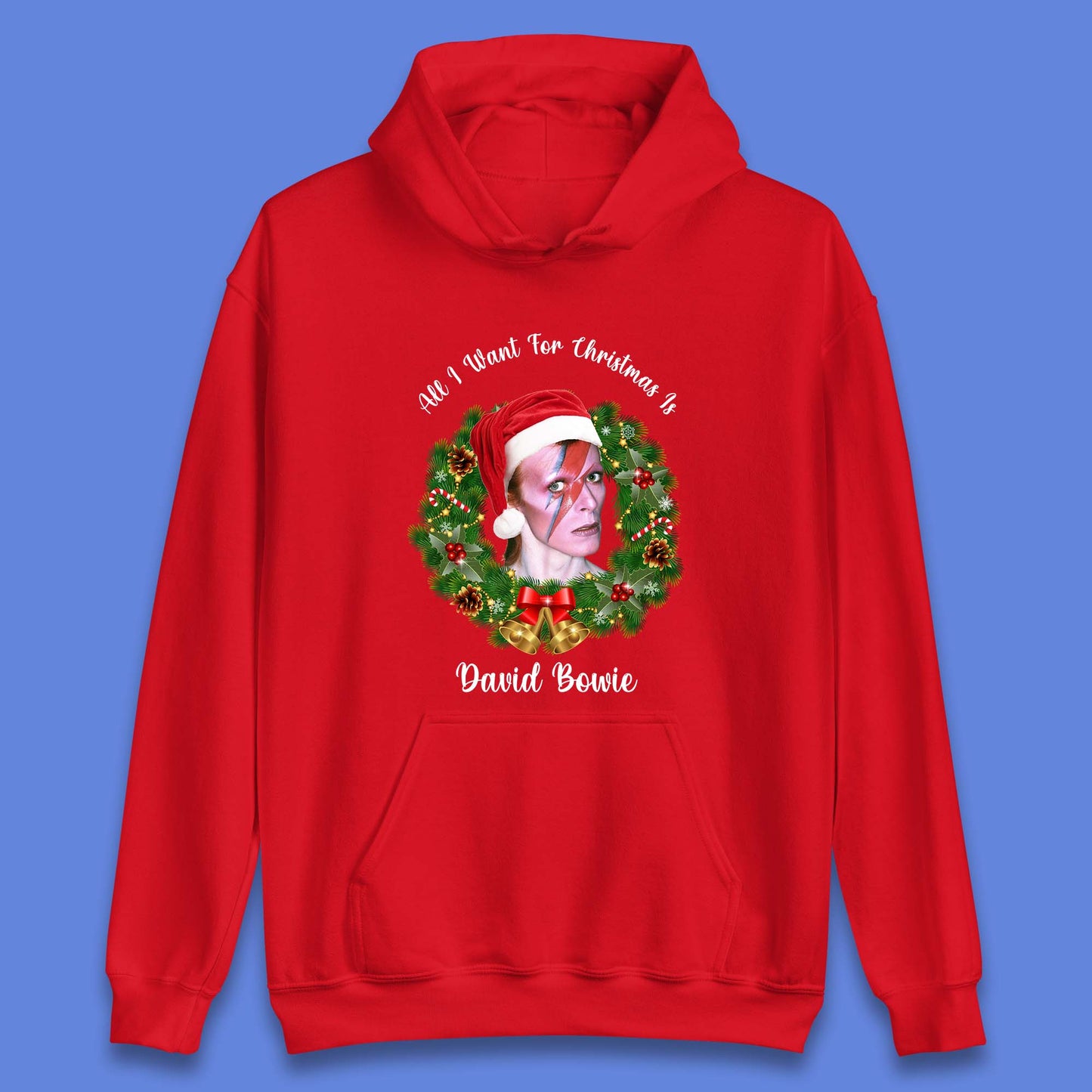 David Bowie Christmas Unisex Hoodie