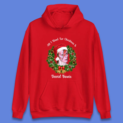 David Bowie Christmas Unisex Hoodie