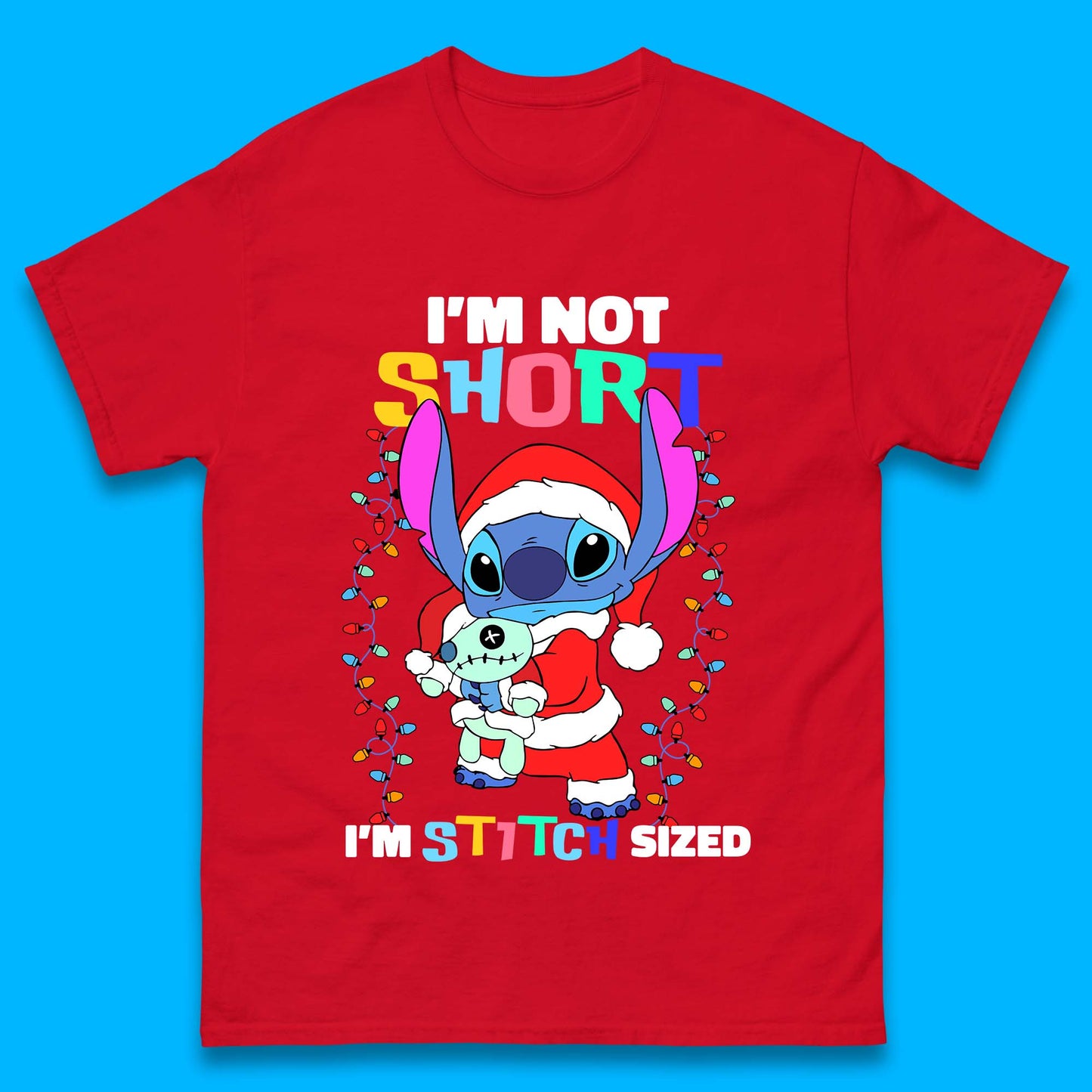 Stitch Christmas Mens T-Shirt