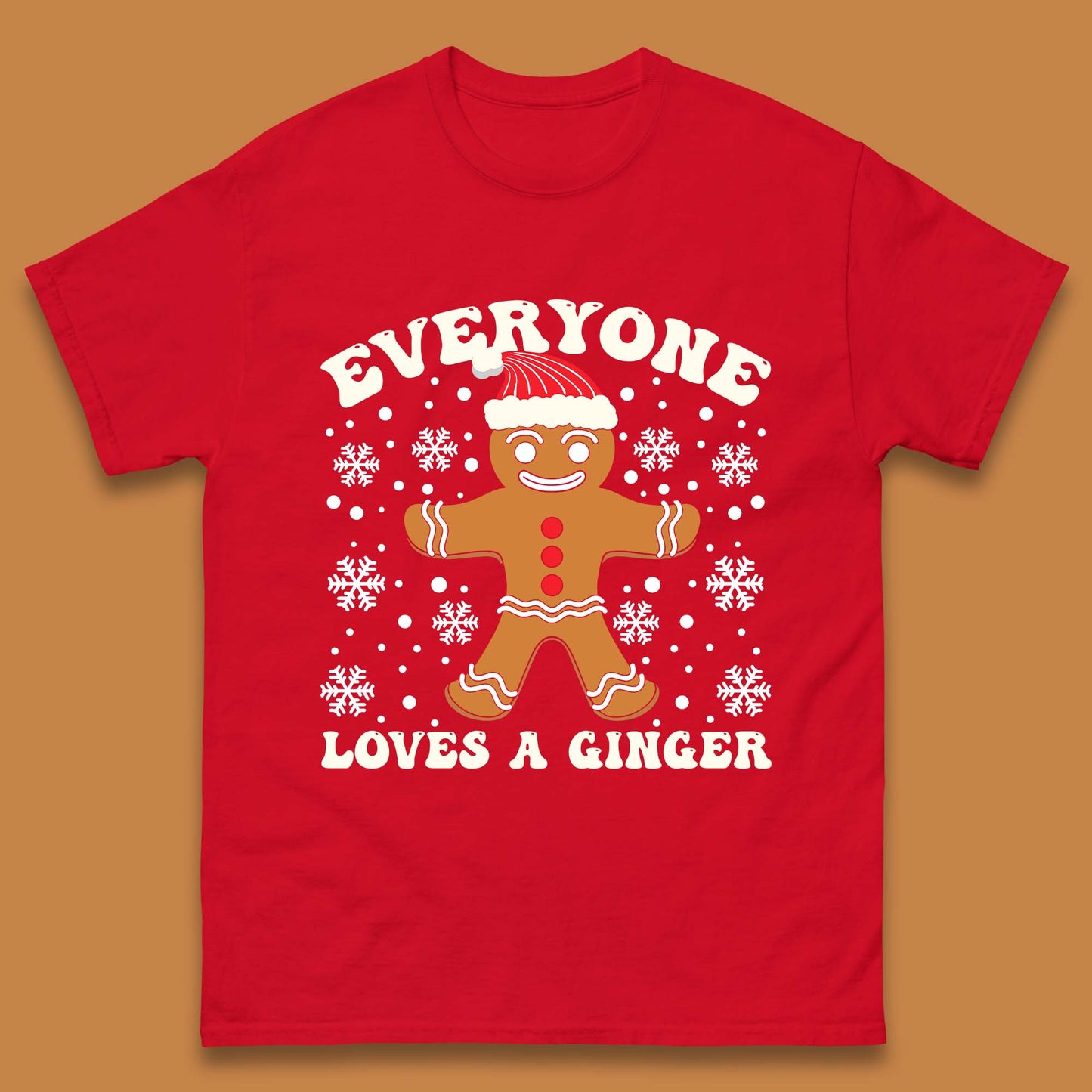 Gingerbread Christmas Mens T-Shirt