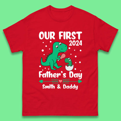 Personalised First Father's Day Mens T-Shirt