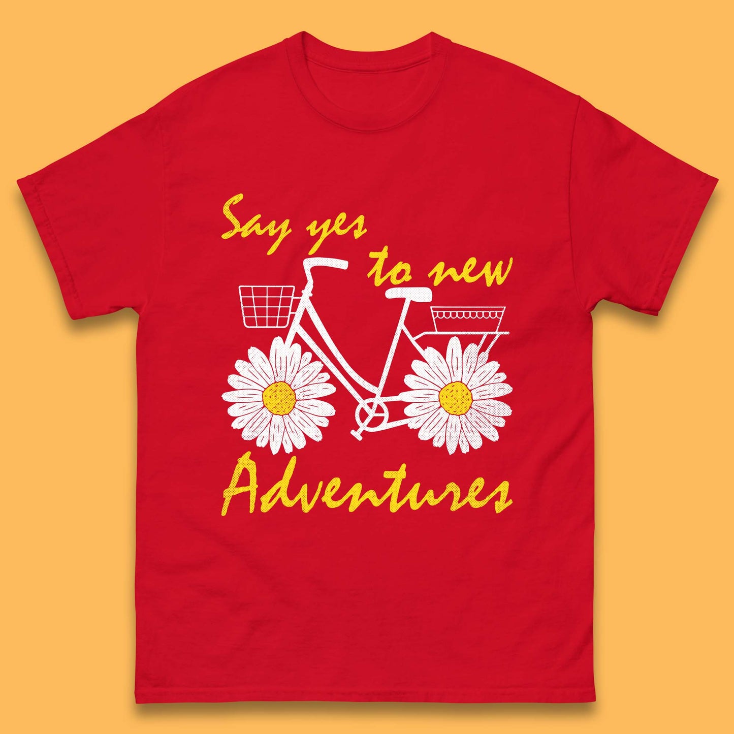Say Yes To New Adventure Mens T-Shirt