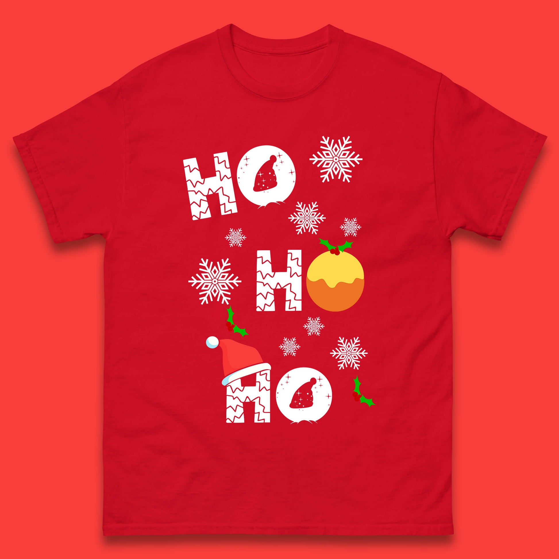 Ho Christmas Santa Hat T-shirt