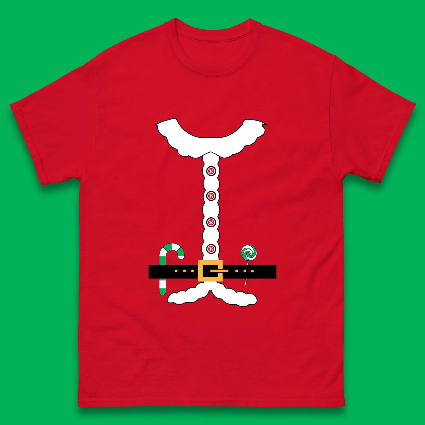santa claus costume t shirt
