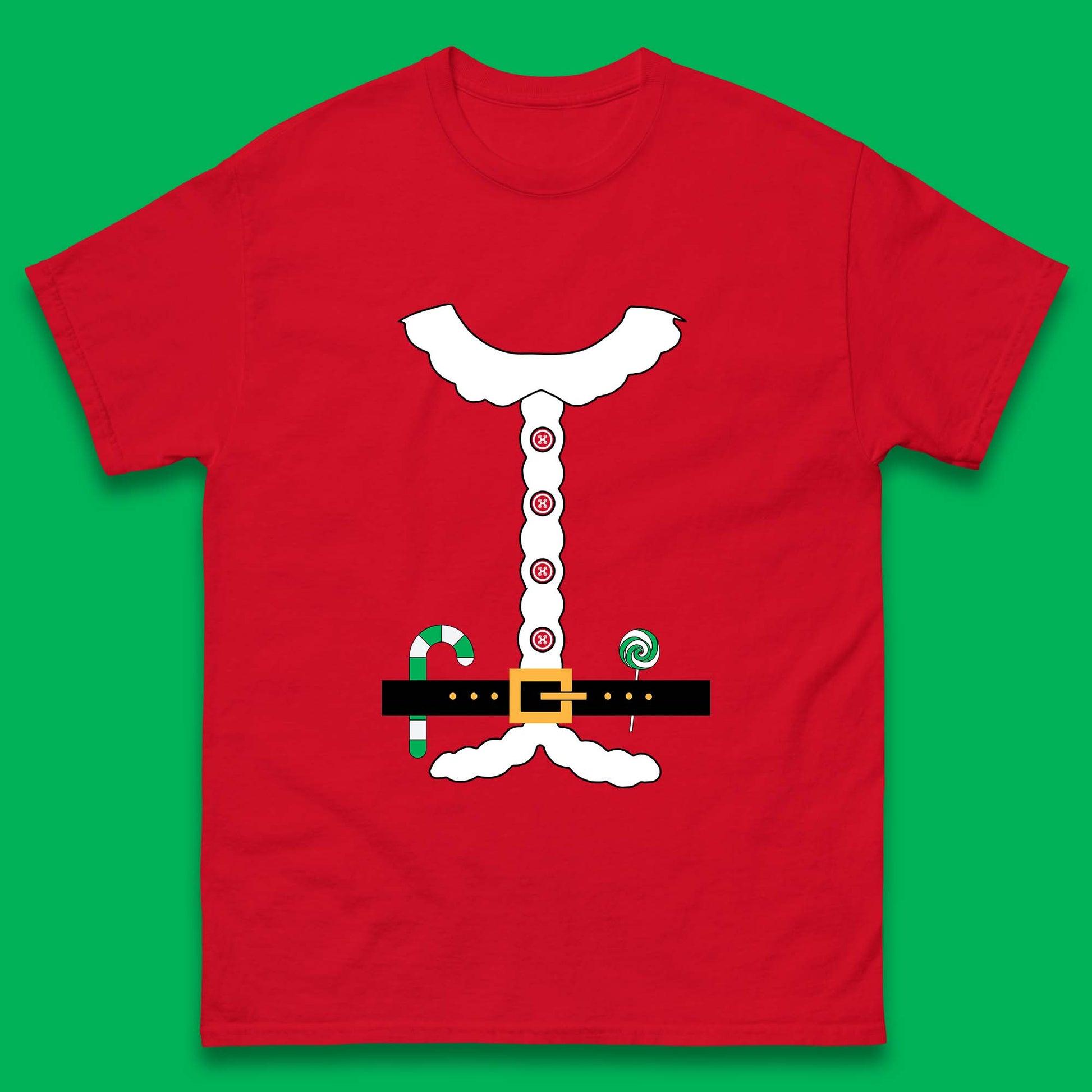 santa claus costume t shirt