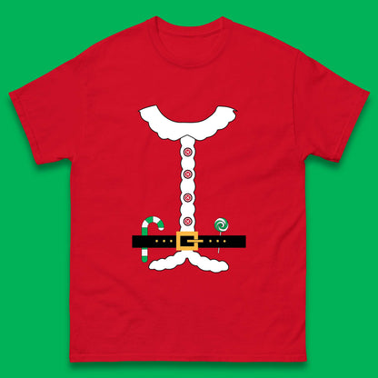 santa claus costume t shirt