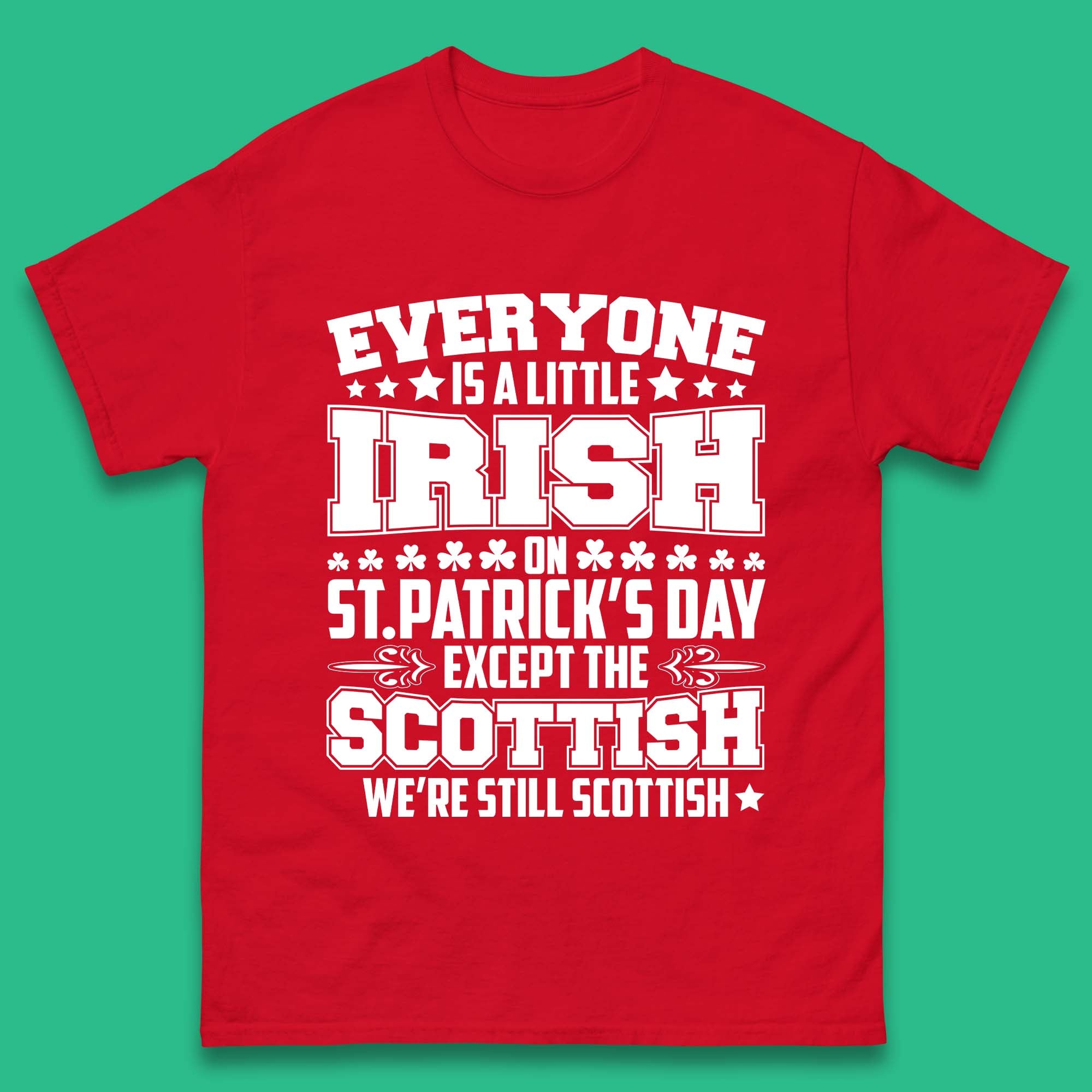 Scottish St Patrick's Day Mens T-Shirt