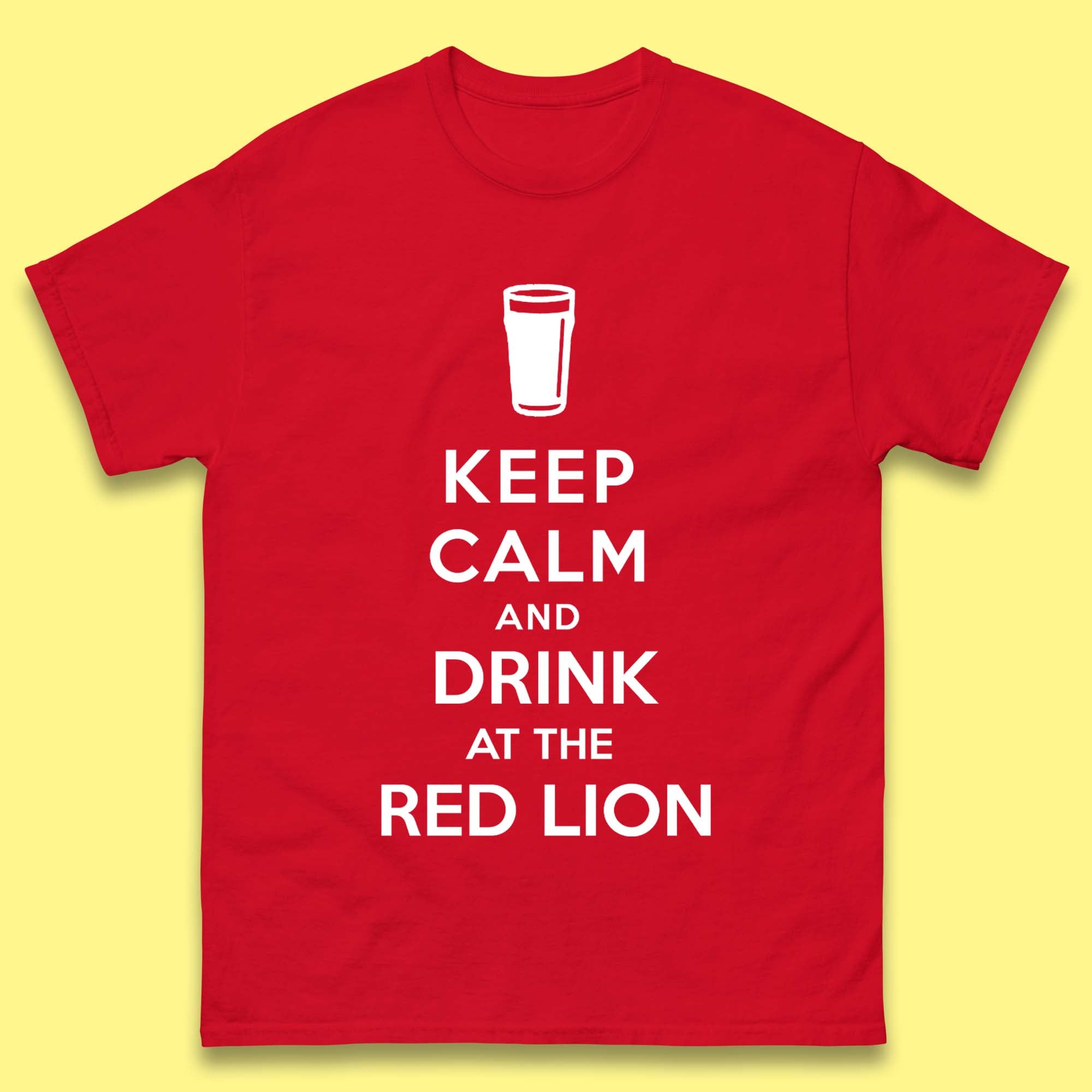 Personalised Keep Calm and Drink at Any Pub Name T-Shirt
