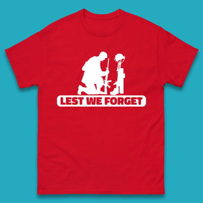 Remembrance Lest We Forget T Shirt