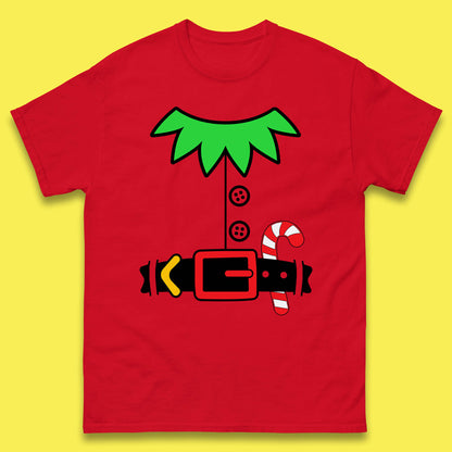 christmas elf costume t shirt