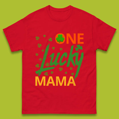 One Lucky Mama Patrick's Day Mens T-Shirt