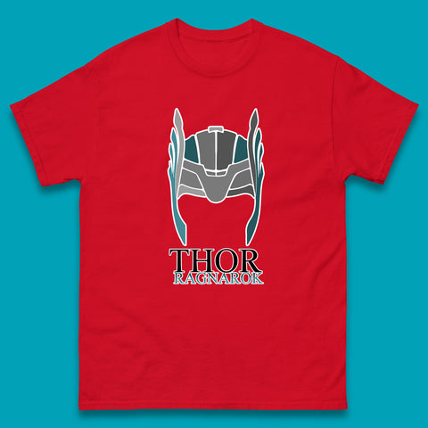 Thor Ragnarok Marvel Avenger Thor Helmet Superhero Movie Character Thor Helmet Ragnarok Mens Tee Top