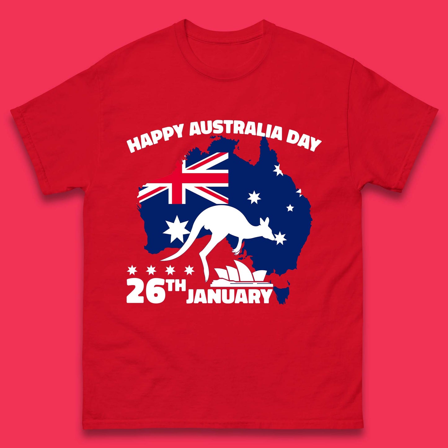 Happy Australia Day 26th January Mens T-Shirt