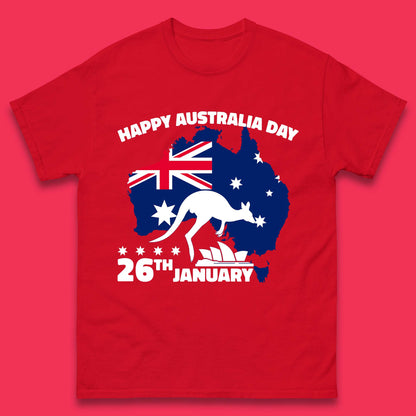 Happy Australia Day 26th January Mens T-Shirt