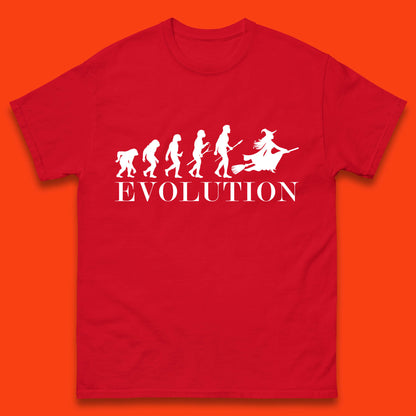 Witch Evolution Halloween Scary Spooky Witch Costume Mens Tee Top