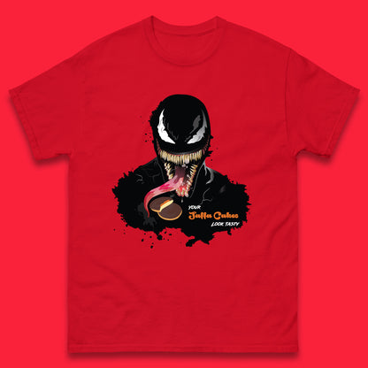 Venom Your Jaffa Cakes Look Tasty Marvel Avengers Venom Face Marvel Comics Movie Character Mens Tee Top