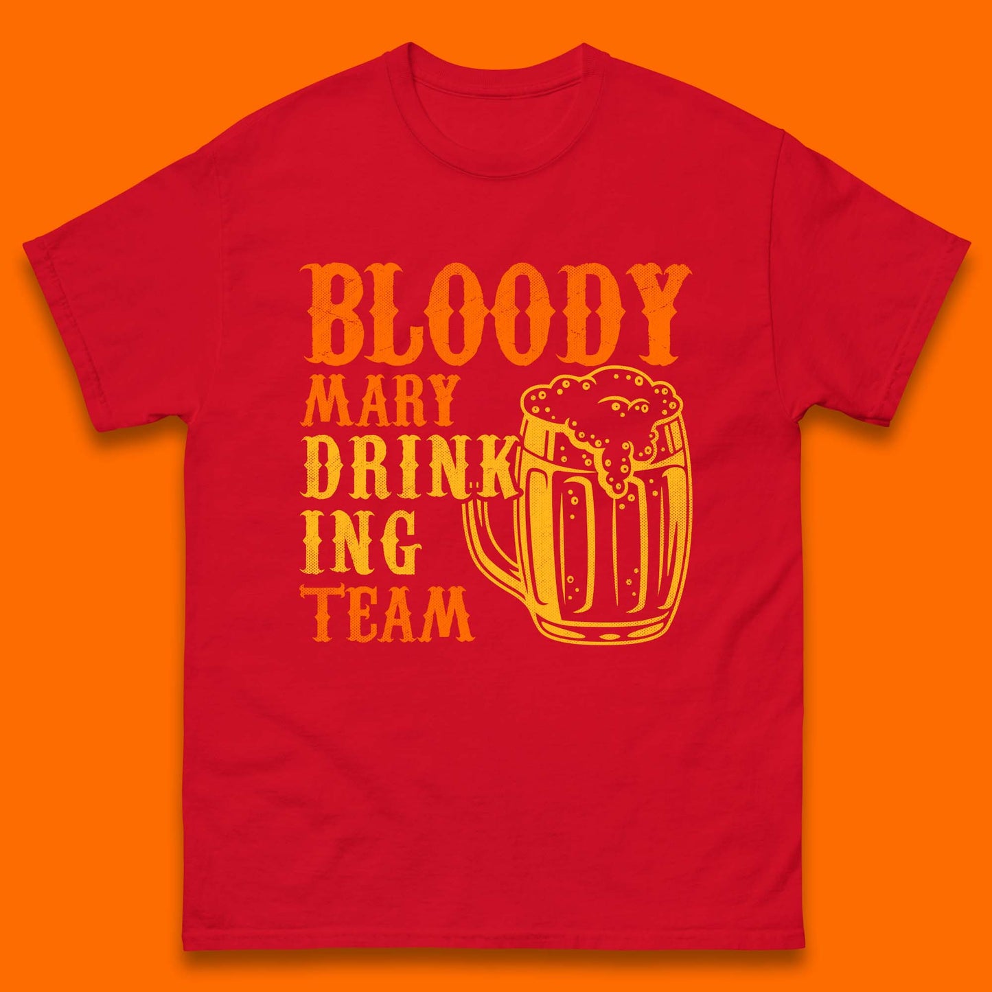Bloody Marry Drinking Team Mens T-Shirt