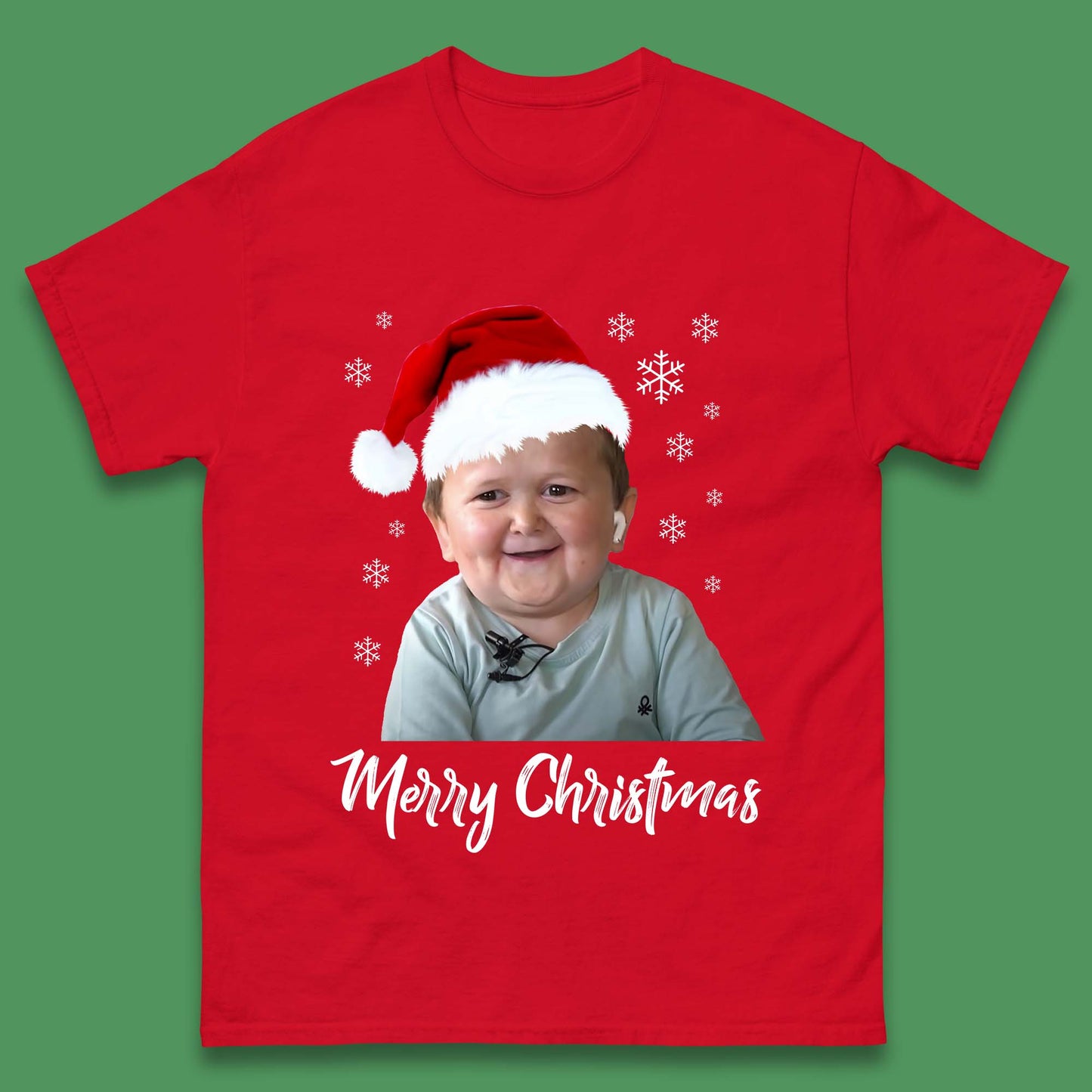 Santa Hasbulla Merry Christmas Mens T-Shirt