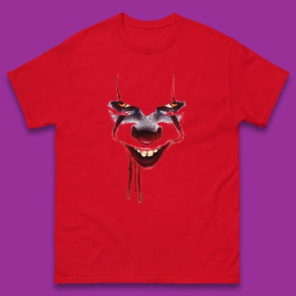 Pennywise Clown IT Chapter 2 Halloween Horror Movie Character Mens Tee Top