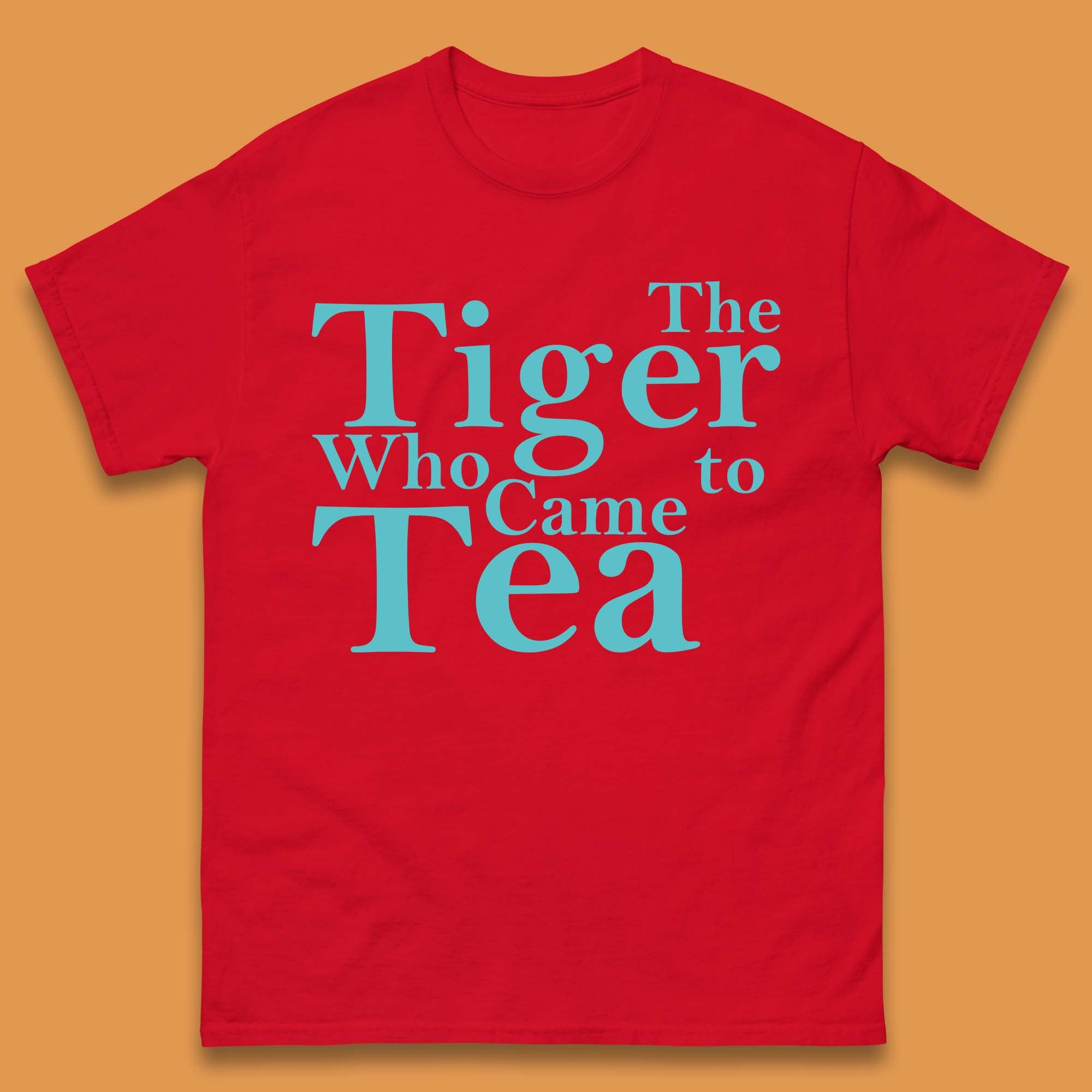 The Tiger Who Came To Tea Story Book Mens T-Shirt