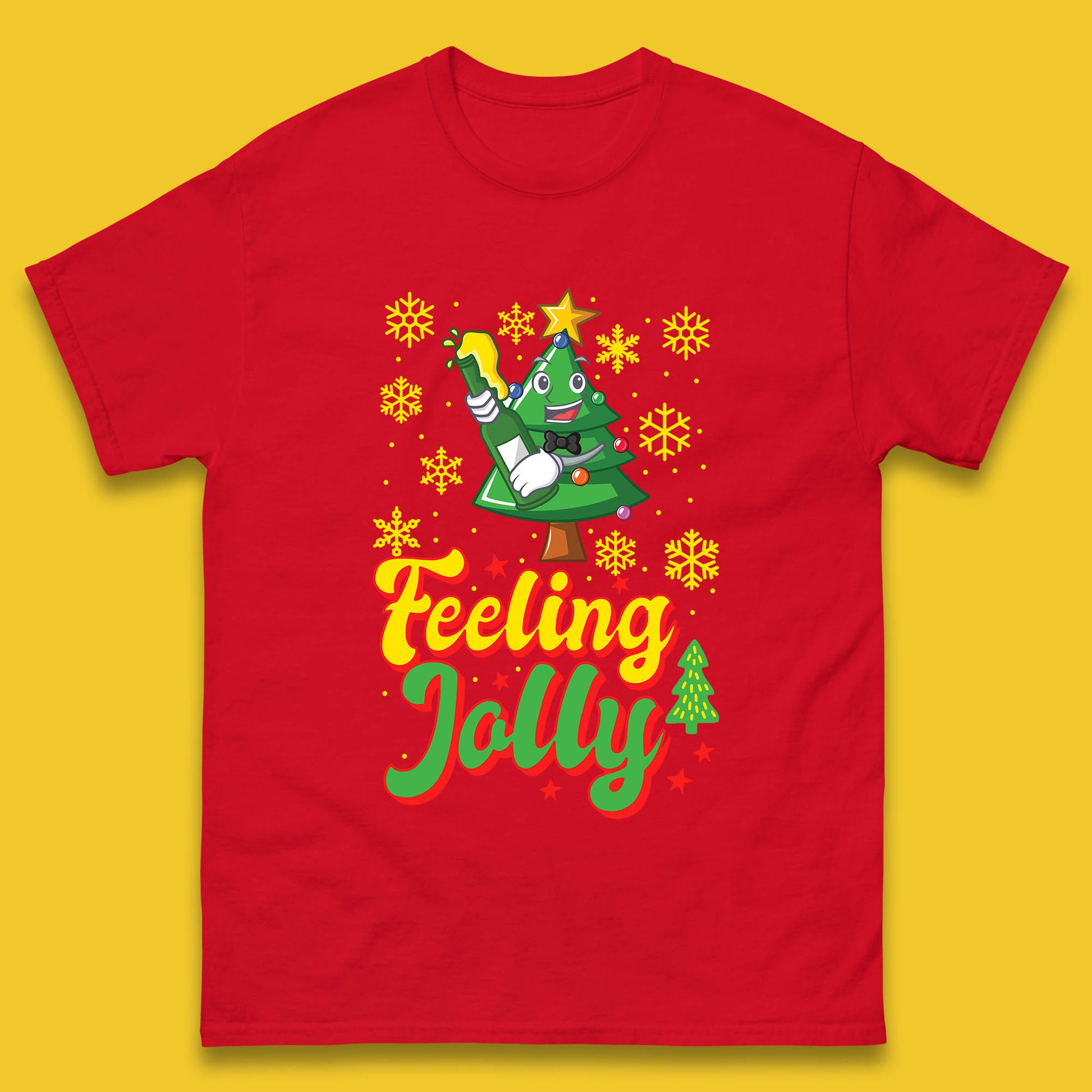 feeling jolly christmas beer t shirt