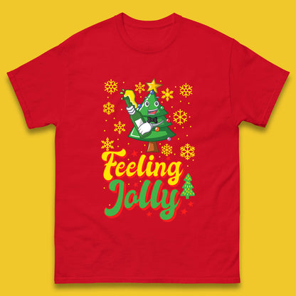 feeling jolly christmas beer t shirt