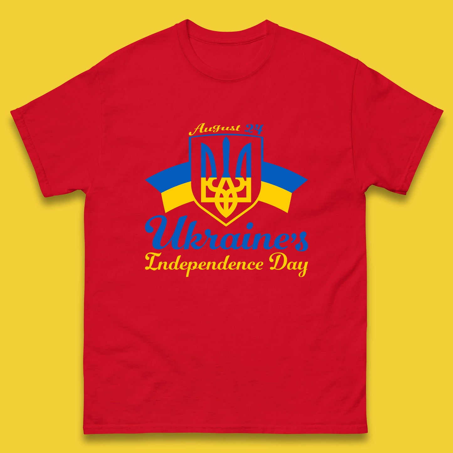 Ukraine's 24 August Ukraine Independence Day Proud Ukrainian Mens Tee Top