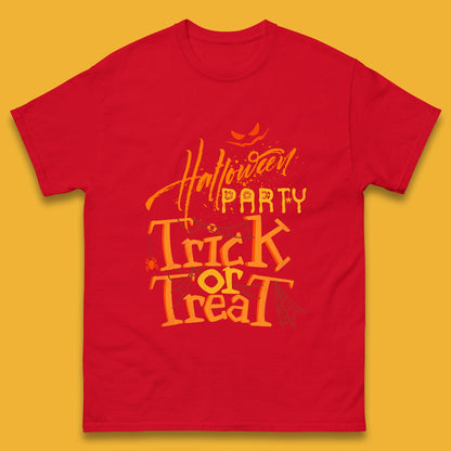 Happy Halloween Trick Or Treat Horror Scary Spooky Vibes Mens Tee Top
