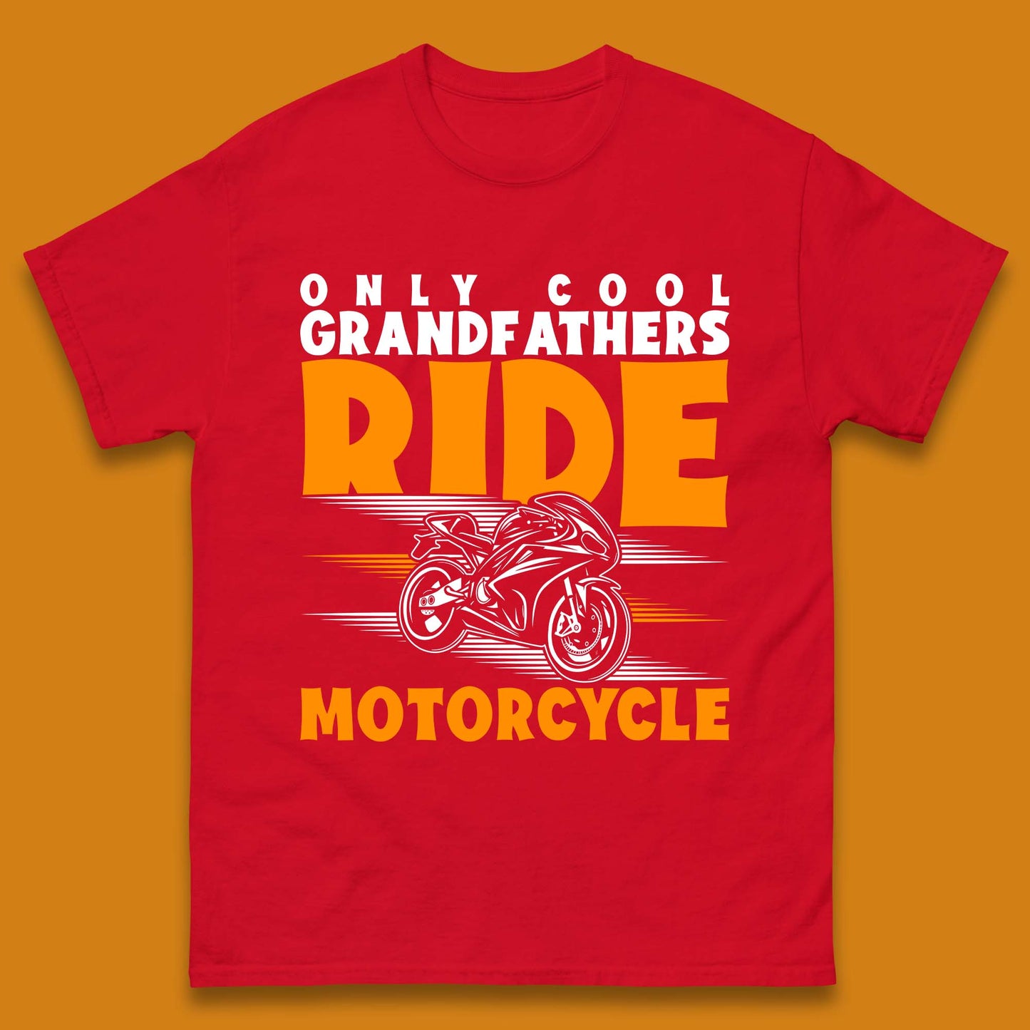 Grandfathers Ride Motorcyle Mens T-Shirt