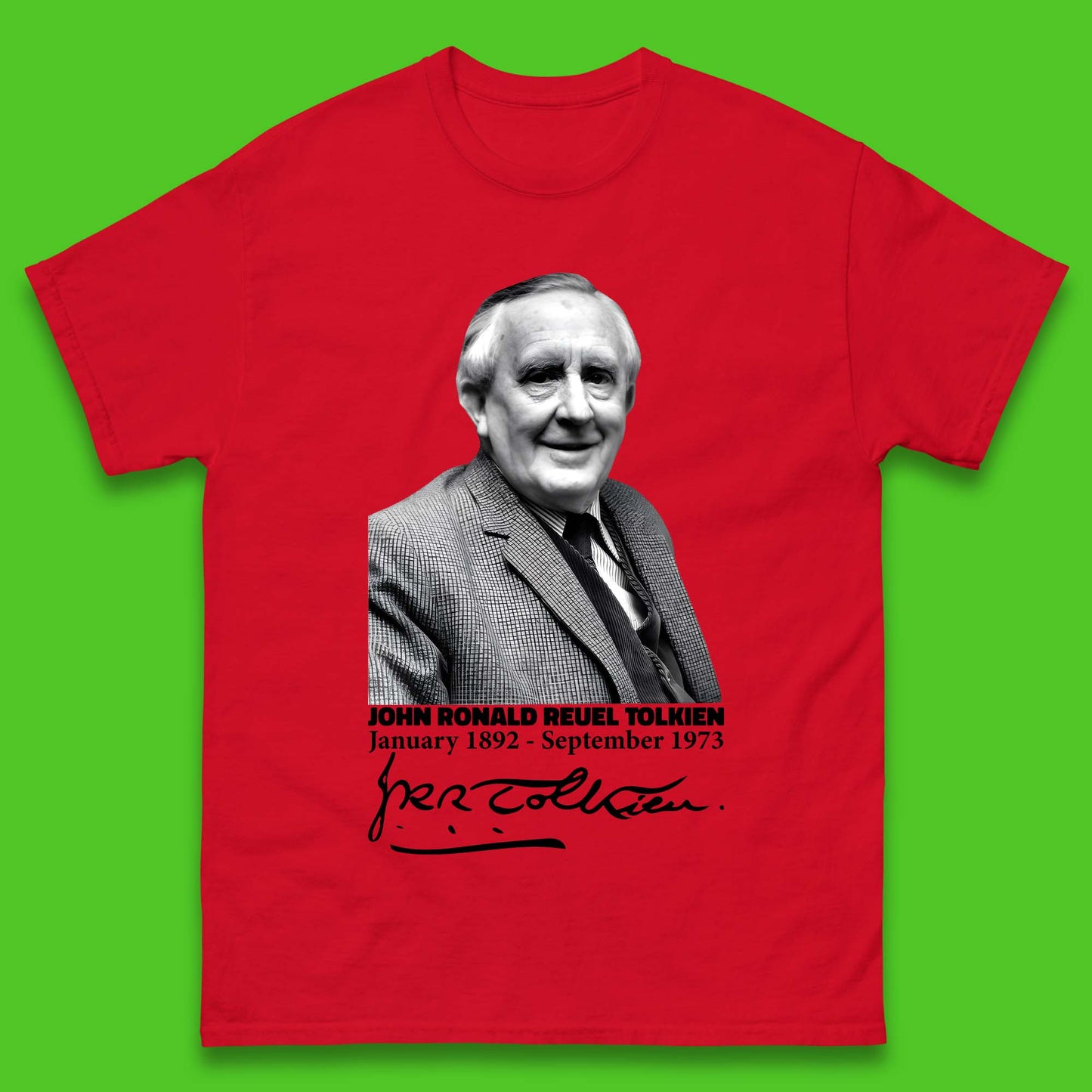 John Ronald Reuel Tolkien Signature Mens T-Shirt