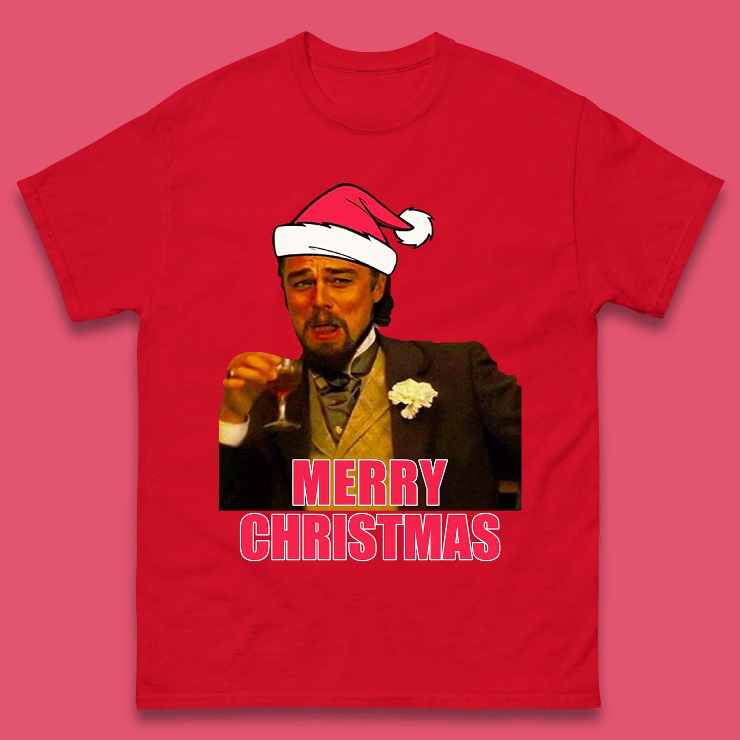 Leonardo DiCaprio Christmas Mens T-Shirt