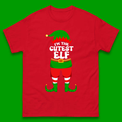 im the cutest elf christmas t shirt