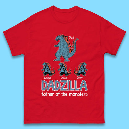 Personalised Dadzilla Mens T-Shirt